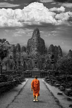 Load image into Gallery viewer, Walk the Bayon - Metal Print
